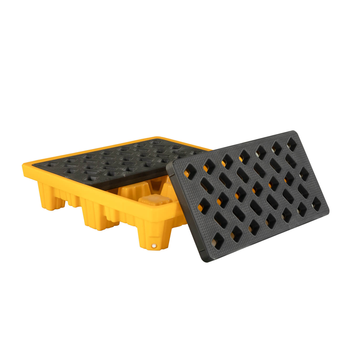 4 Drum Spill Containment Pallet Removable Grate SP4DPHR