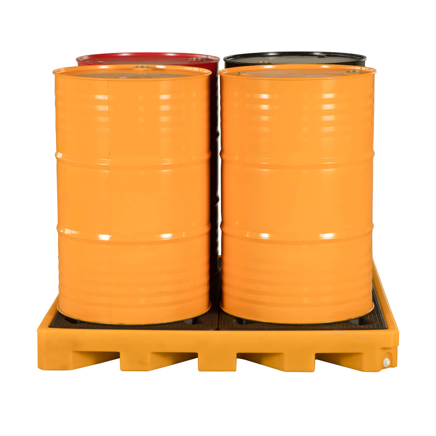 4 drum secondary spill containment platform 150mm height