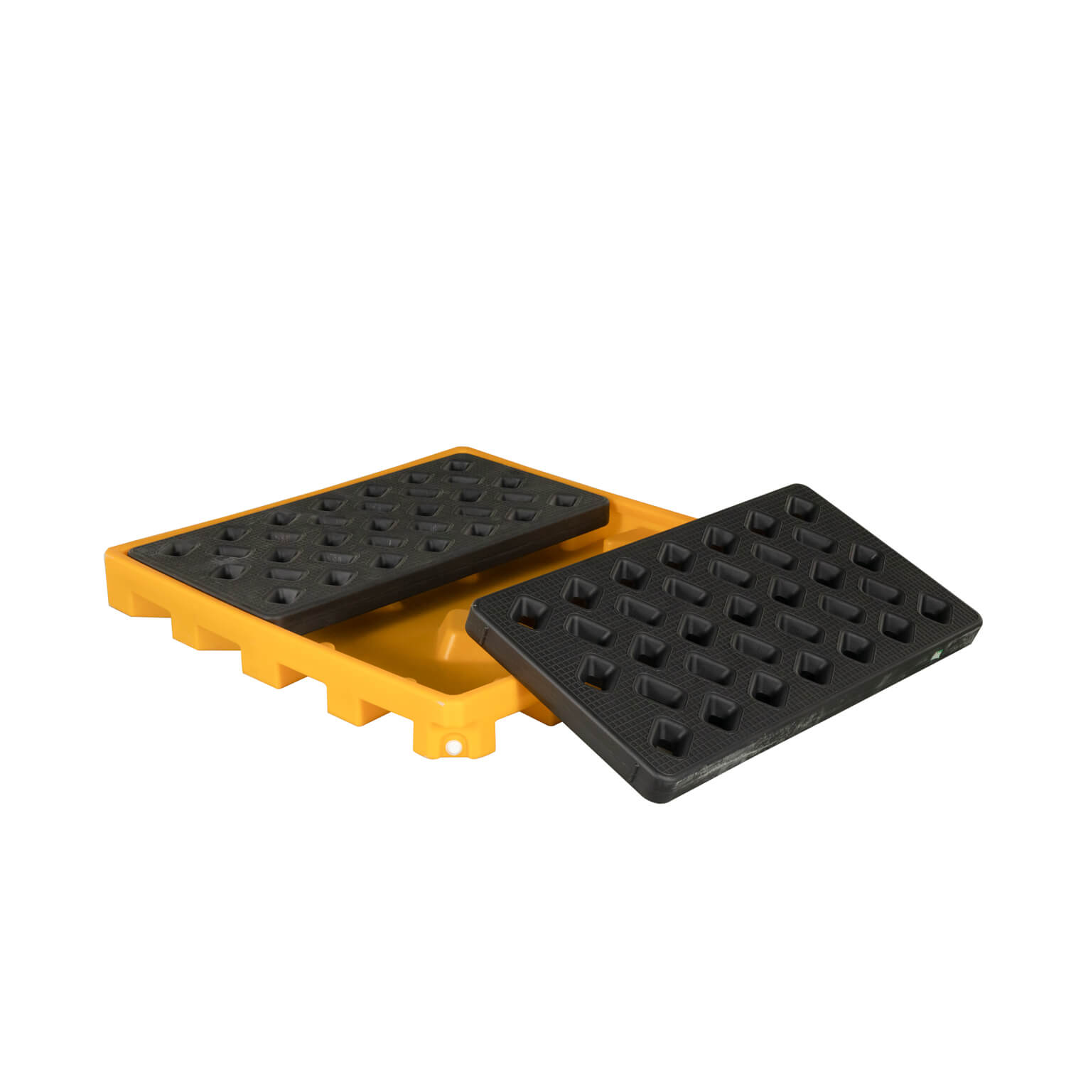 4 drum spill containment platform removable grates