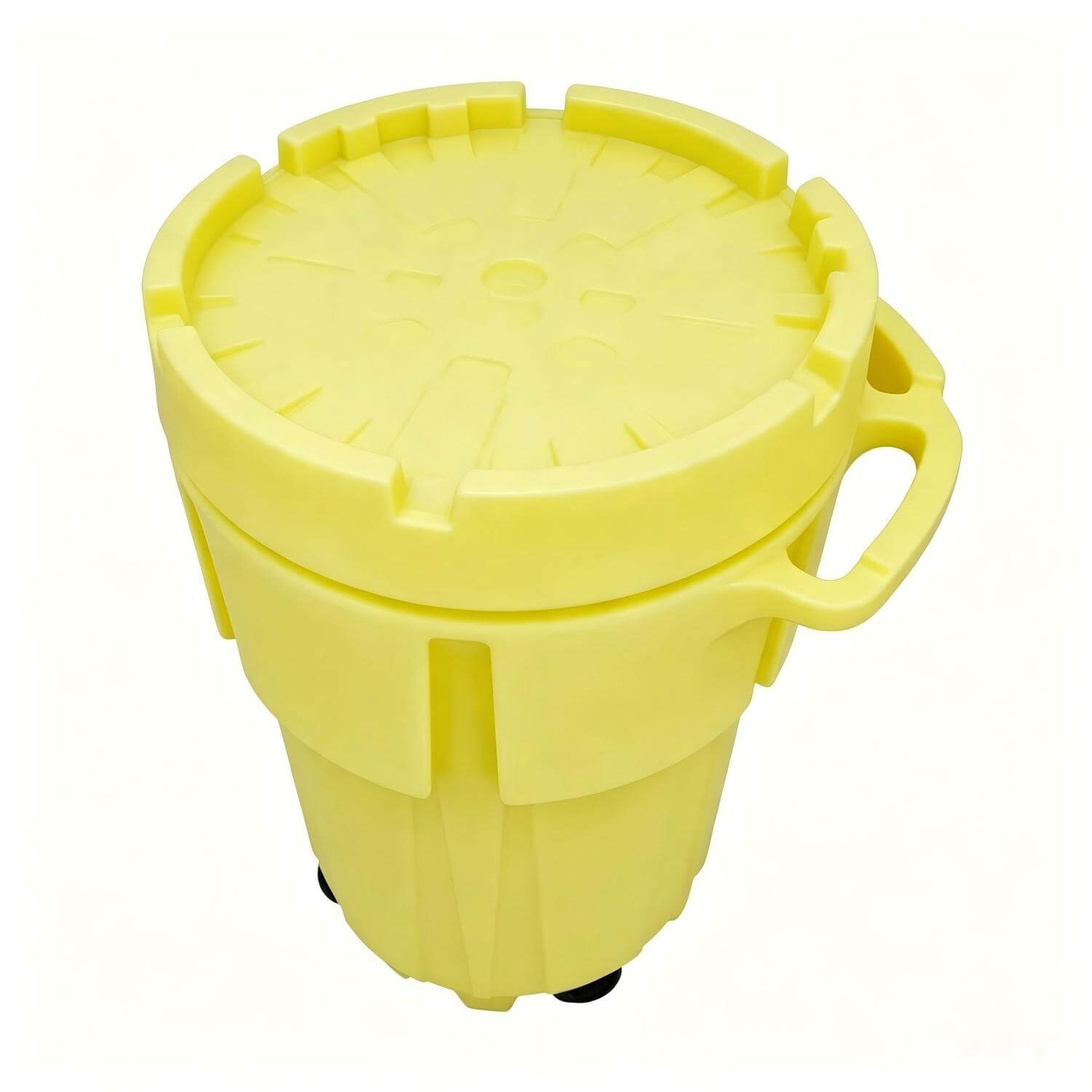 95 Gallon Salvage Overpack Drum With Wheels