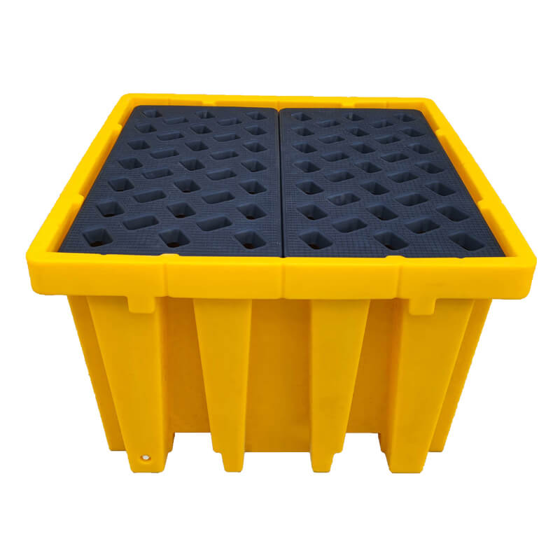 Single IBC Spill Containment Pallet 1IBC-SPR1380 with Removable Grate