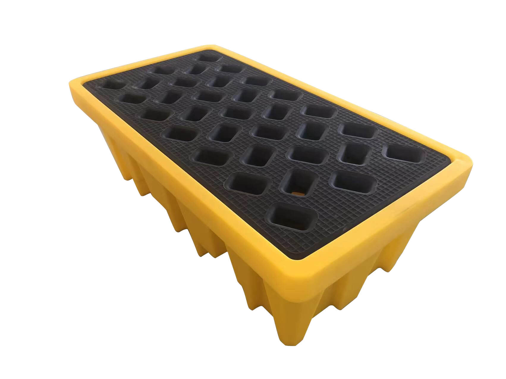 high profile two drum spill containment pallet  for 55 gallon drums SP2DPHR